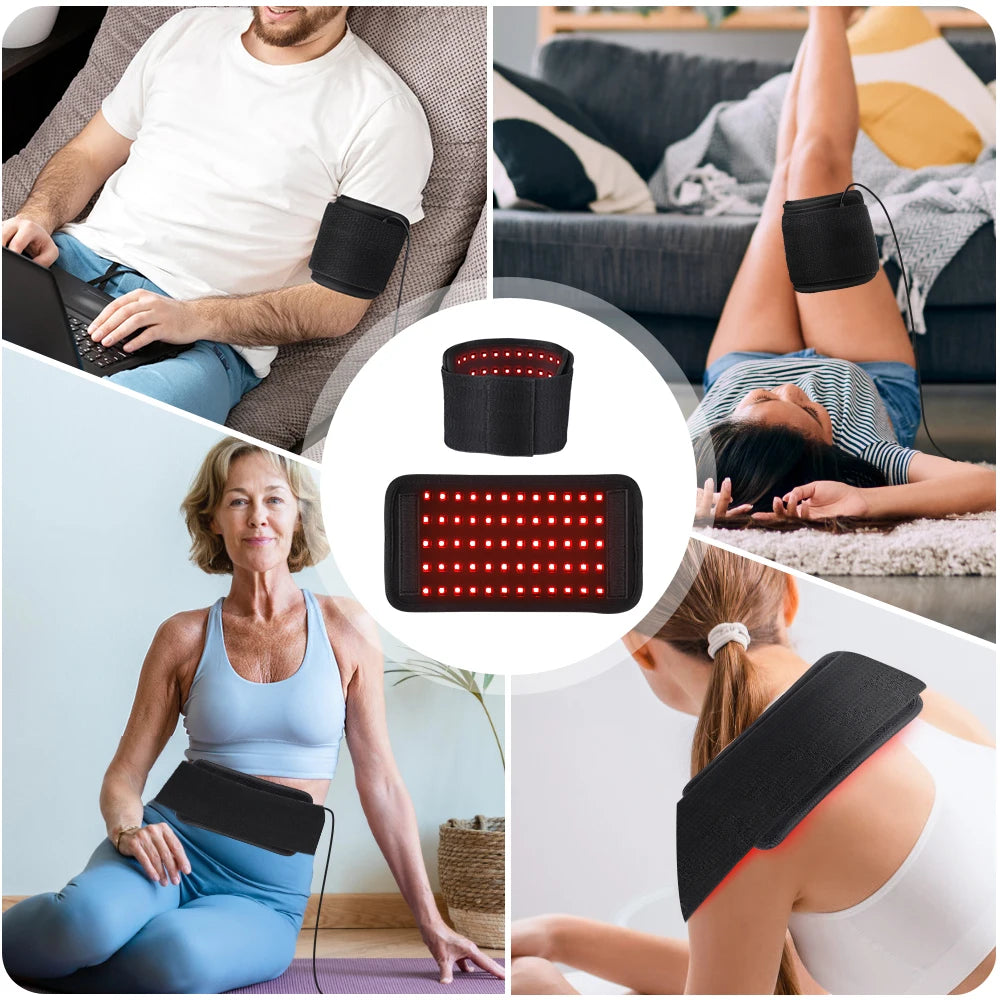 Revitalize Your Wellness: Home 660 & 850Nm Near Infrared Light Wrist Guard & Beauty Care Belt